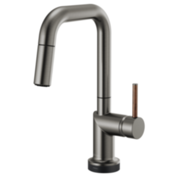 ODIN® SmartTouch® Pull-Down Prep Faucet with Square Spout-Less Handle - 64965LF-PCLHP