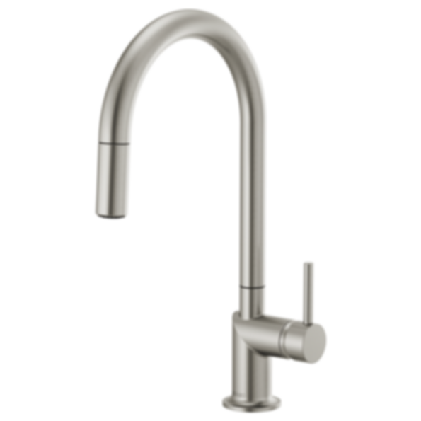 ODIN® Pull-Down Faucet with Arc Spout - Less Handles -  63075LF-PLHP