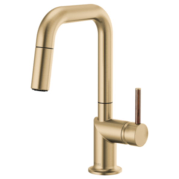 ODIN® Pull-Down Prep Faucet with Square Spout-Less Handle - 63965LF-PCLHP