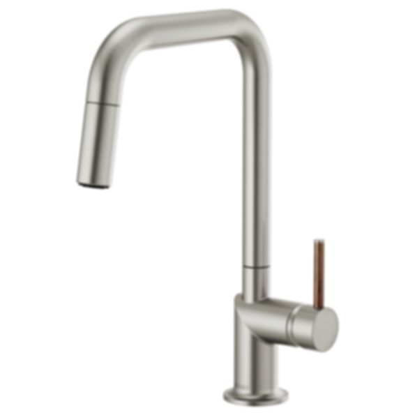 ODIN® Pull-Down Faucet with Square Spout - Less Handle -  63065LF-PCLHP