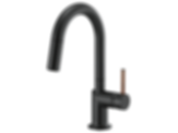ODIN® Pull-Down Prep Faucet with Arc Spout-Less Handle - 63975LF-PCLHP