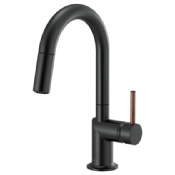 ODIN® Pull-Down Prep Faucet with Arc Spout-Less Handle - 63975LF-PCLHP
