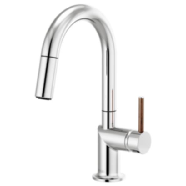 ODIN® Pull-Down Prep Faucet with Arc Spout-Less Handle - 63975LF-PCLHP