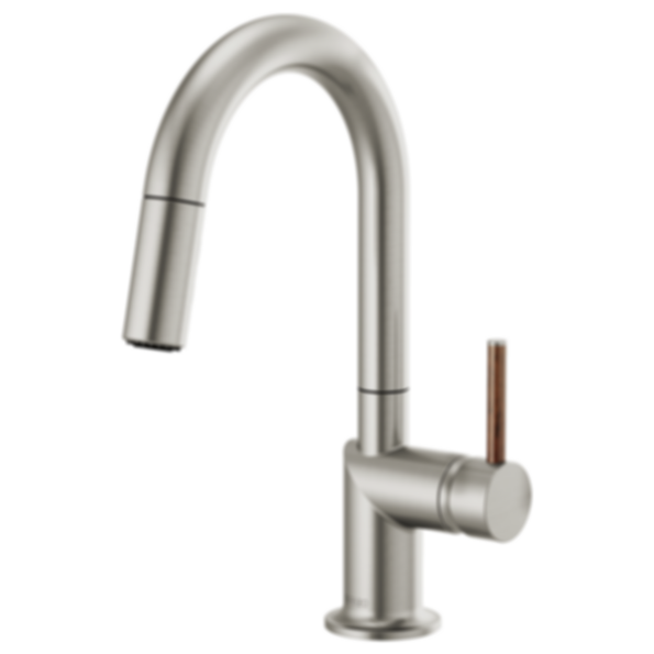 ODIN® Pull-Down Prep Faucet with Arc Spout-Less Handle - 63975LF-PCLHP