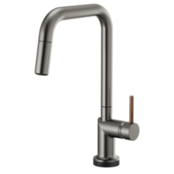 ODIN® SmartTouch® Pull-Down Faucet with Square Spout-Less Handle - 64065LF-PCLHP