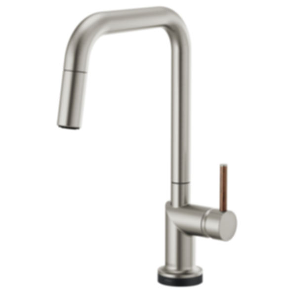 ODIN® SmartTouch® Pull-Down Faucet with Square Spout-Less Handle - 64065LF-PCLHP