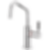 LITZE® Instant Hot Faucet with Angled Spout and Knurled Handle - 61363LF-H-PC