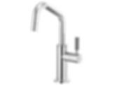 LITZE® Beverage Faucet with Angled Spout and Knurled Handle - 61363LF-C-PC