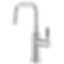 LITZE® Beverage Faucet with Square Spout and Knurled Handle - 61353LF-C-PC