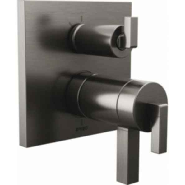Frank Lloyd Wright® Tempassure Thermostatic Valve With Integrated 3-Function Diverter Trim - Less Handles - T75522-LHP