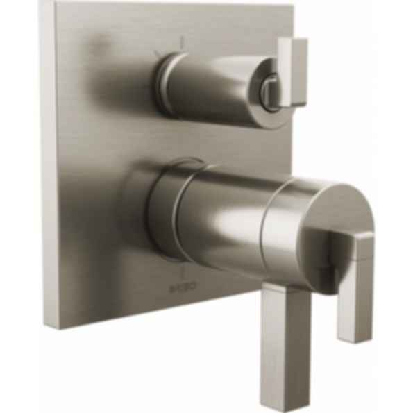 Frank Lloyd Wright® Tempassure Thermostatic Valve With Integrated 3-Function Diverter Trim - Less Handles - T75522-LHP