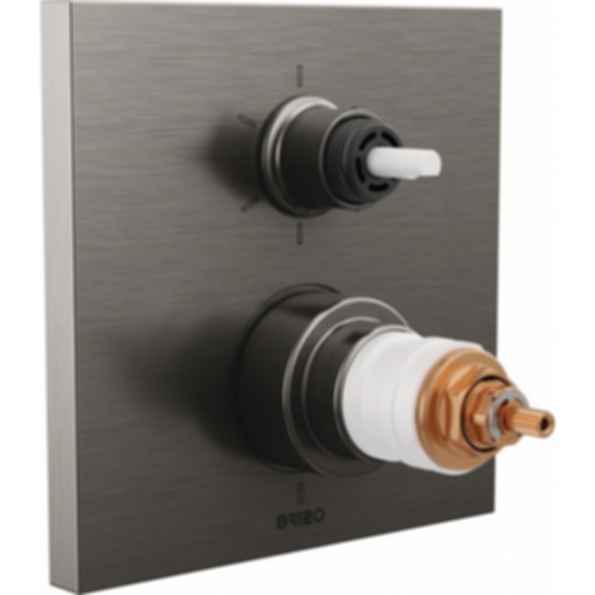 Frank Lloyd Wright® Tempassure Thermostatic Valve With Integrated 6-Function Diverter Trim - Less Handles - T75622-LHP