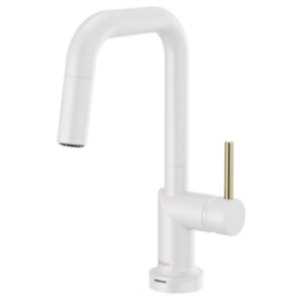 JASON WU FOR BRIZO™ SmartTouch® Pull-Down Prep Faucet with Square Spout - 64965LF-MWLHP