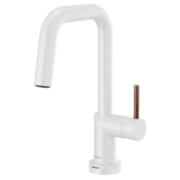 JASON WU FOR BRIZO™ SmartTouch® Pull-Down Prep Faucet with Square Spout - 64965LF-MWLHP