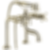 Atavis® Two-Handle Tub Filler Trim Kit with Cross Handles - T70341-PC--T70210-PCLHP--RP73765PC