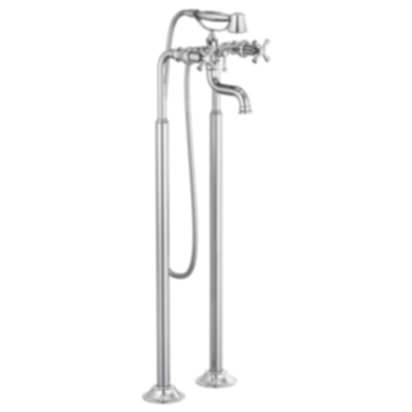 Atavis® Two-Handle Tub Filler Trim Kit with Cross Handles - T70341-PN-T70210-PNLHP-RP73766PN-R70200