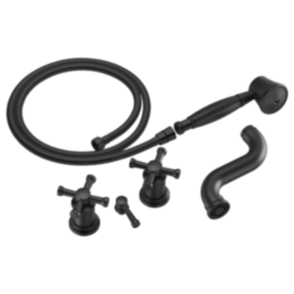 Atavis® Two-Handle Tub Filler Trim Kit with Cross Handles - T70341-PN-T70210-PNLHP-RP73766PN-R70200