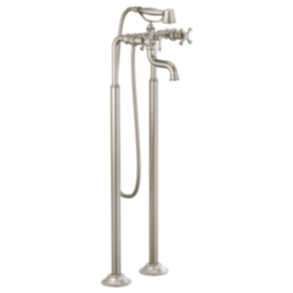 Atavis® Two-Handle Tub Filler Trim Kit with Cross Handles - T70341-PN-T70210-PNLHP-RP73766PN-R70200