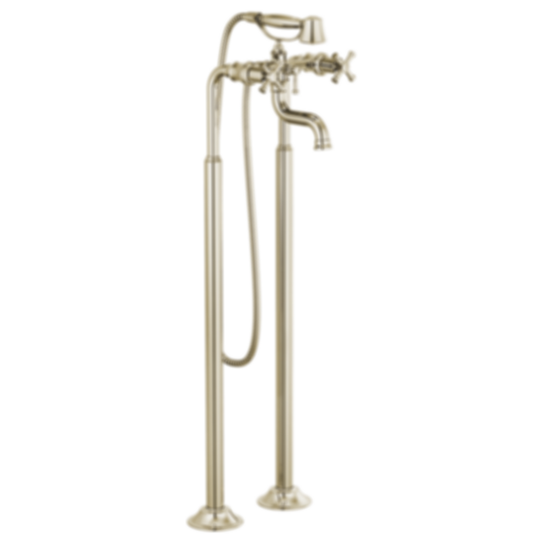 Atavis® Two-Handle Tub Filler Trim Kit with Cross Handles - T70341-PN-T70210-PNLHP-RP73766PN-R70200