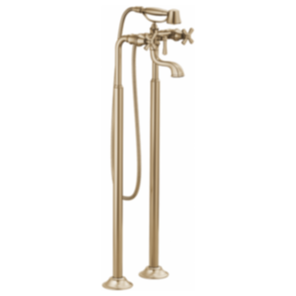 ROOK® Two-Handle Tub Filler Trim Kit with Cross Handles - T70361-PC--T70210-PCLHP--RP73766PC--R70200