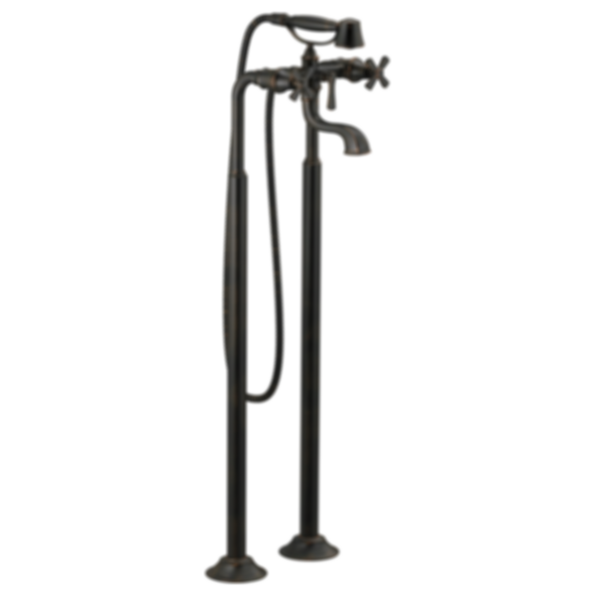 ROOK® Two-Handle Tub Filler Trim Kit with Cross Handles - T70361-PC--T70210-PCLHP--RP73766PC--R70200