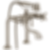 ROOK® Two-Handle Tub Filler Trim Kit with Cross Handles - T70361-PC--T70210-PCLHP--RP73765PC