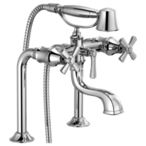 ROOK® Two-Handle Tub Filler Trim Kit with Cross Handles - T70361-PC--T70210-PCLHP--RP73765PC