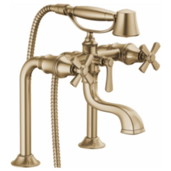 ROOK® Two-Handle Tub Filler Trim Kit with Cross Handles - T70361-PC--T70210-PCLHP--RP73765PC