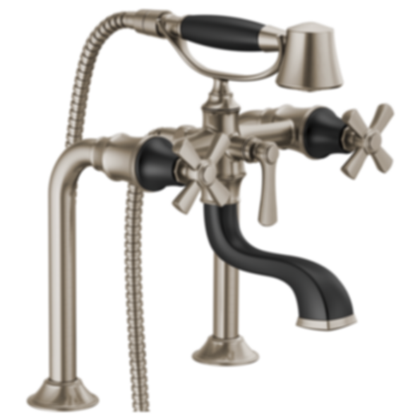 ROOK® Two-Handle Tub Filler Trim Kit with Cross Handles - T70361-PC--T70210-PCLHP--RP73765PC