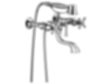 ROOK® Two-Handle Tub Filler Trim Kit with Cross Handles - T70361-PC--T70210-PCLHP--RP73764PC