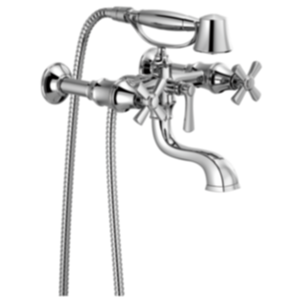 ROOK® Two-Handle Tub Filler Trim Kit with Cross Handles - T70361-PC--T70210-PCLHP--RP73764PC