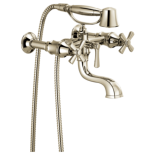 ROOK® Two-Handle Tub Filler Trim Kit with Cross Handles - T70361-PC--T70210-PCLHP--RP73764PC