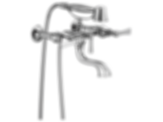 ROOK® Two-Handle Tub Filler Trim Kit with Lever Handles - T70360-PC--T70210-PCLHP--RP73764PC