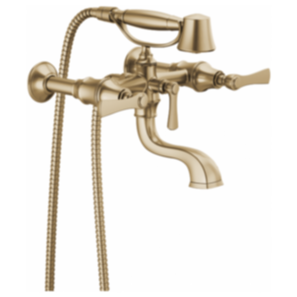 ROOK® Two-Handle Tub Filler Trim Kit with Lever Handles - T70360-PC--T70210-PCLHP--RP73764PC