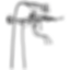ROOK® Two-Handle Tub Filler Trim Kit with Lever Handles - T70360-PC--T70210-PCLHP--RP73764PC