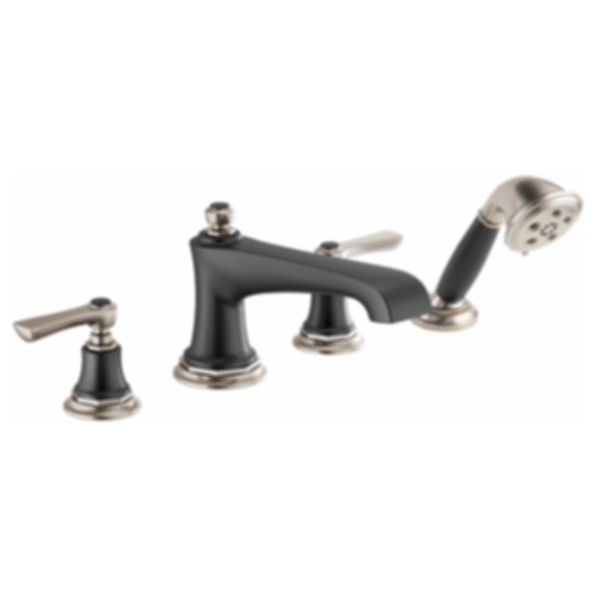 ROOK® Roman Tub Faucet with Handshower - Less Handles - T67460-PCLHP