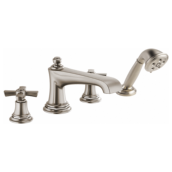 ROOK® Roman Tub Faucet with Handshower - Less Handles - T67460-PCLHP