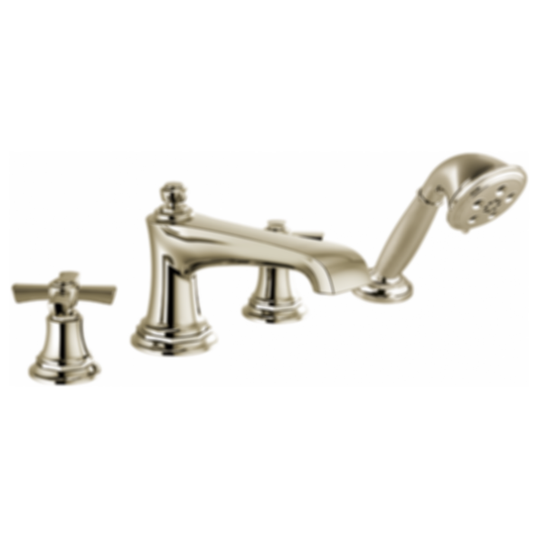 ROOK® Roman Tub Faucet with Handshower - Less Handles - T67460-PCLHP