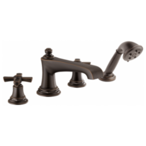 ROOK® Roman Tub Faucet with Handshower - Less Handles - T67460-PCLHP