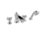 ROOK® Roman Tub Trim with Hand Shower - Less Handles - T67461-PCLHP
