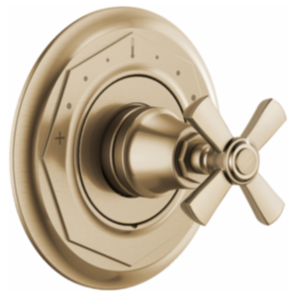 ROOK® Sensori® Thermostatic Valve Trim - Cross - T66T061-PC