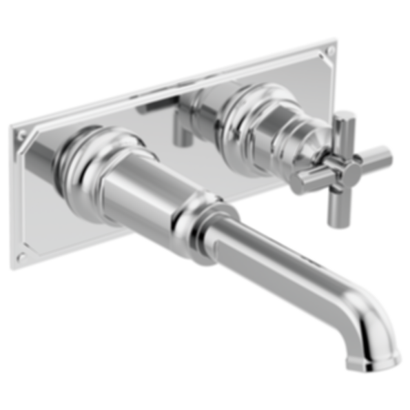 Invari® Single-Handle Wall-Mount Lavatory Faucet - Less Handle - T65776LF-PCLHP