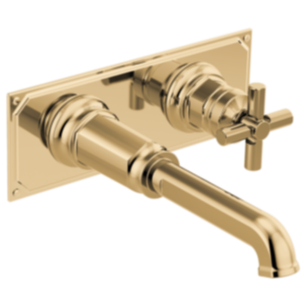 Invari® Single-Handle Wall-Mount Lavatory Faucet - Less Handle - T65776LF-PCLHP