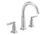 Invari® Widespread Lavatory Faucet With Arc Spout - Less Handles - 65376LF-PCLHP