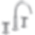 Invari® Widespread Lavatory Faucet With Arc Spout - Less Handles - 65376LF-PCLHP