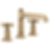 Invari® Widespread Lavatory Faucet With Column Spout - Less Handles - 65377LF-PCLHP