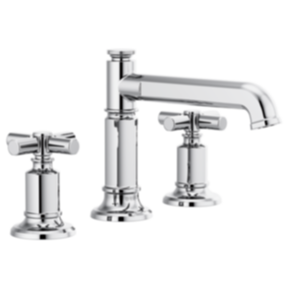 Invari® Widespread Lavatory Faucet With Column Spout - Less Handles - 65377LF-PCLHP-ECO