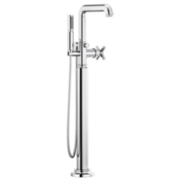 Invari® Single-Handle Floor Mount Tub Filler - Less Handle - T70176-PCLHP
