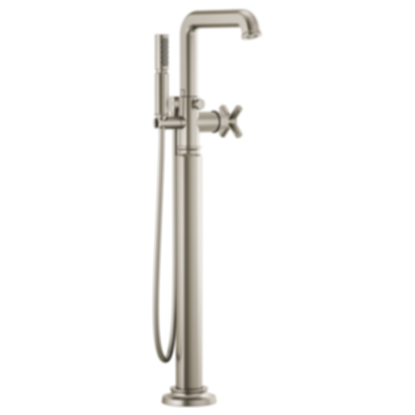 Invari® Single-Handle Floor Mount Tub Filler - Less Handle - T70176-PCLHP