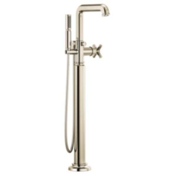 Invari® Single-Handle Floor Mount Tub Filler - Less Handle - T70176-PCLHP